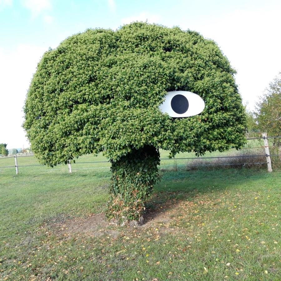 Gite Dans Parc De Sculptures - Gite "Pondichery" Port-Mort エクステリア 写真